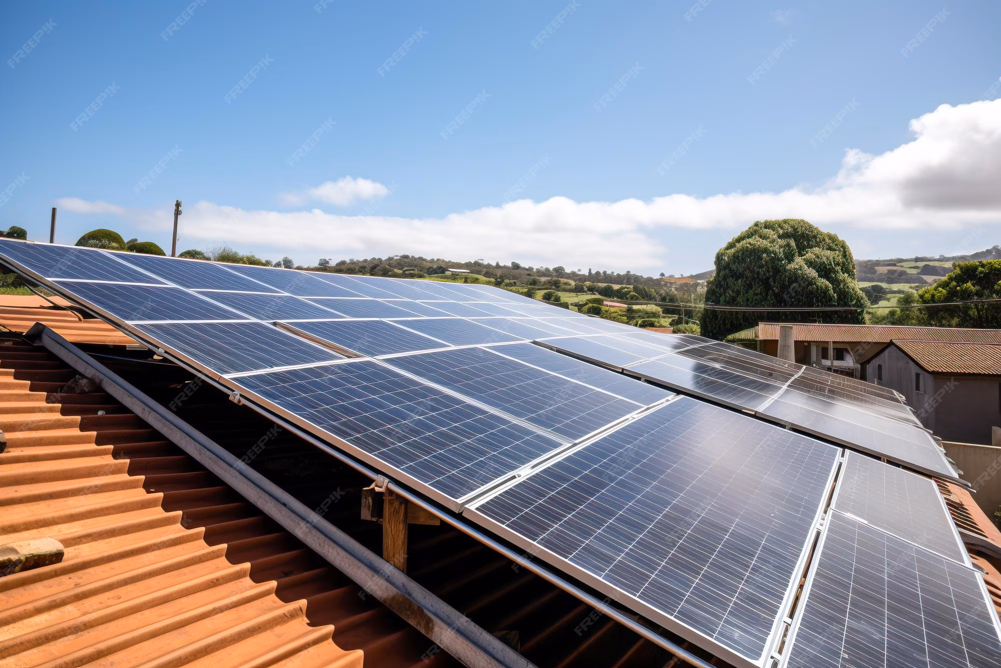 Instalação de painéis fotovoltaicos